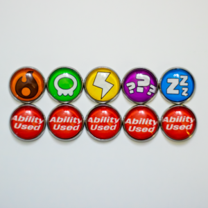 Pokemon TCG Special Condition Tokens
