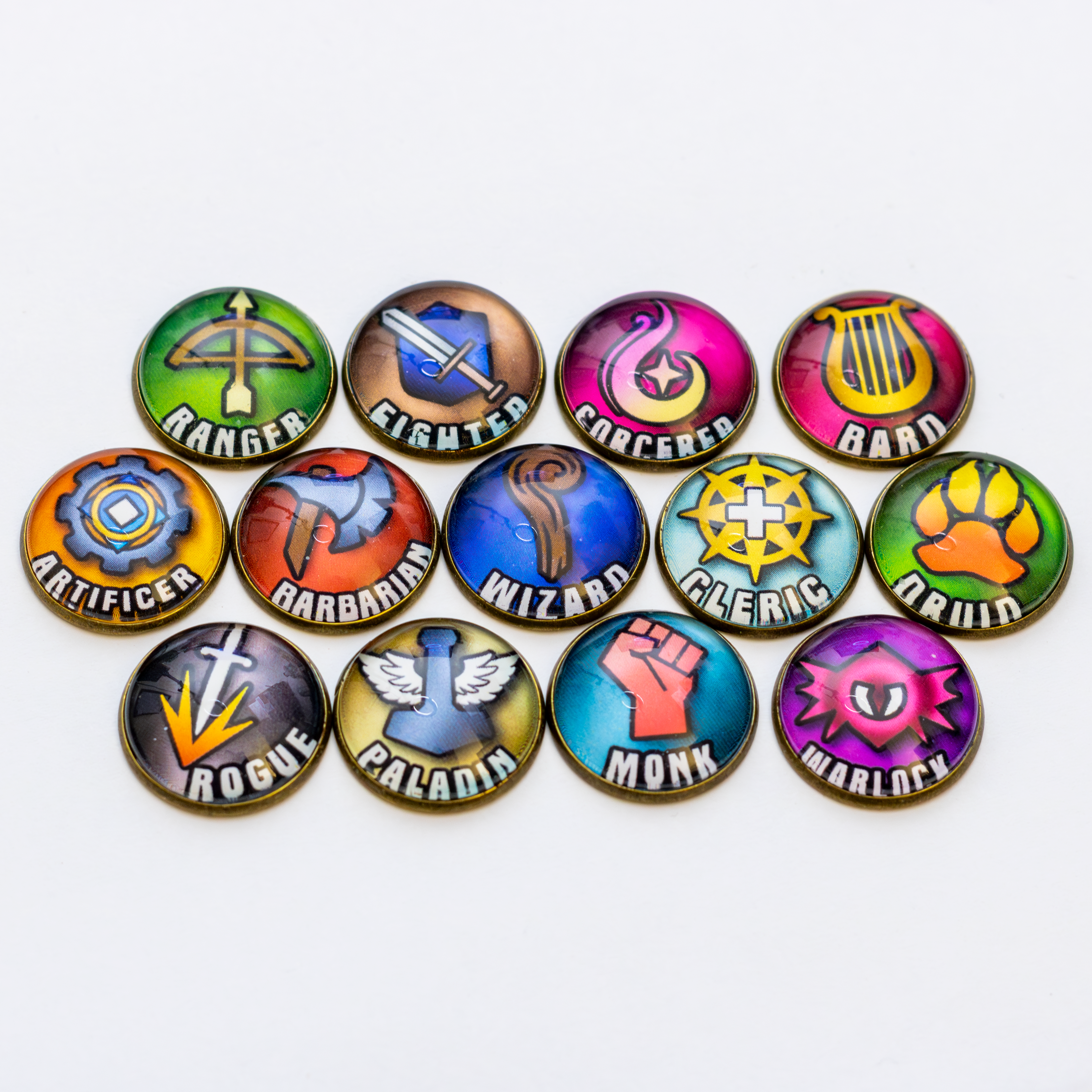 D&D Pathfinder Character Class Tokens